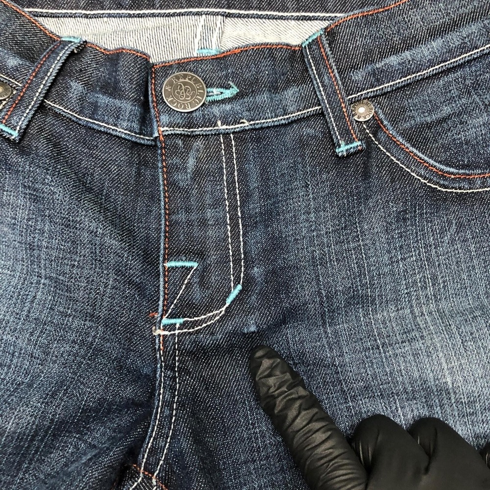 Rock & Republic Kurt Jeans Womens 26 Blue Low Rise Slim Bootcut Stretch 26x32 - Picture 12 of 16